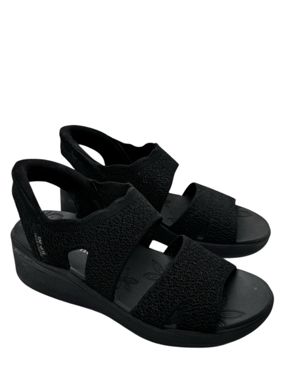 Skechers Slip-ins_Pier Lite Flex Washable Sandals in Black Size 8 - Picture 2 of 10